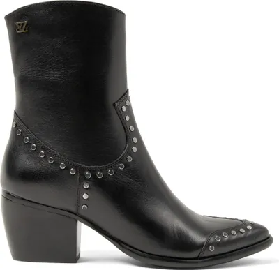 Produktbild von Lazamani Kylie Damen Leder-Stiefeletten Black Größe 37