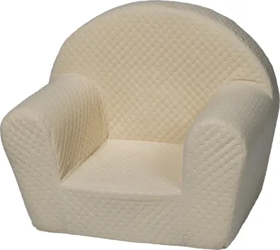 Produktbild von Kindersessel creme gesteppt, leicht, aus Polyurethanschaum, ca. 52x42x32 cm (BxHxT)