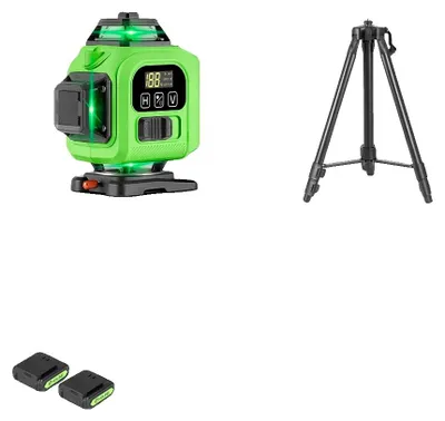 Immagine prodotto di Livella laser, 16 linee, telecomando Bluetooth, set treppiede da 1 m