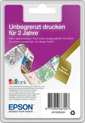 Produktbild von Epson EcoTank Unlimited Printing, 1 Stück(e)