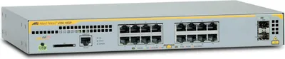 Produktbild von Allied Telesis AT x230-18GP - Switch - L2+ - managed - 16 x 10/100/1000 (PoE+) + 2 x SFP - Desktop, an Rack montierbar, wandmontierbar - PoE+ (240 W)