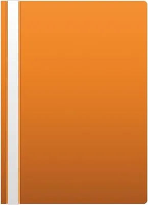 Produktbild von Oranger A4 Ordner aus Polypropylen, transparente Vorderseite, 120/180 mic, mit Beschriftungsfeld