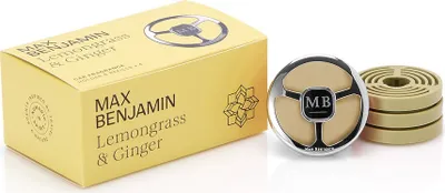 Produktbild von Max Benjamin Auto-Duftspender Geschenkset Lemongrass & Ginger