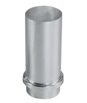 Produktbild von Zambelli Schiebemuffe mit Standrohrkappe 100 mm Titanzink