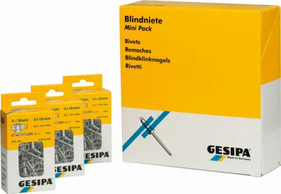 Image de Gesipa Mini-Pack acier/acier 3x10mm