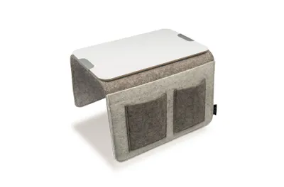 Obrázek produktu pro Pohovka Butler Carry se 4 kapsami a odkládací deskou, šedá 201040222-HE