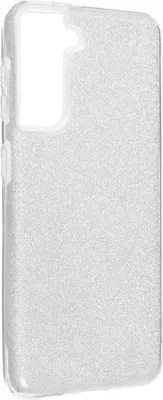 Produktbild von König Design Hülle kompatibel mit Samsung Galaxy S21 Kunststoff Soft Handyhülle - Handy Case Silber