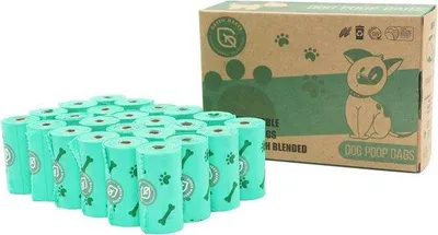 Produktbild von Famanu Hundekotbeutel - 360 umweltfreundliche Beutel aus Maisstärke