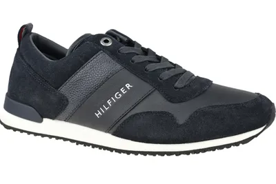 Produktbild von Tommy Hilfiger 8719255992672, Männlich, Erwachsener, Modische Sneakers, Navy, Midnight, Schnürverschluss