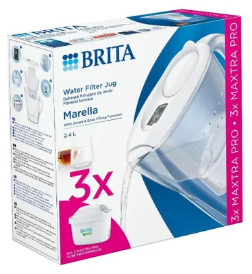Image de BRITA Marella+3 Maxtra Pro carafe filtrante en PP