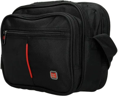 Produktbild von Herrentasche querformat mit Vortasche
