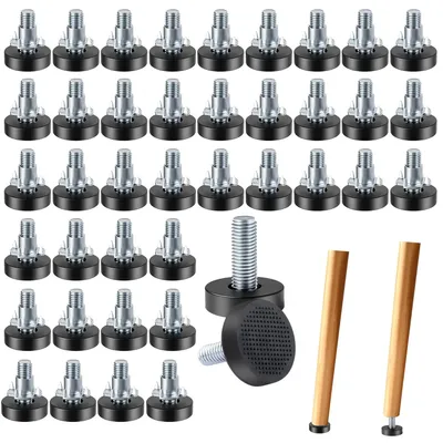 Produktbild von Omgoods – Set mit 40 verstellbaren Möbelgleitern mit T-Muttern