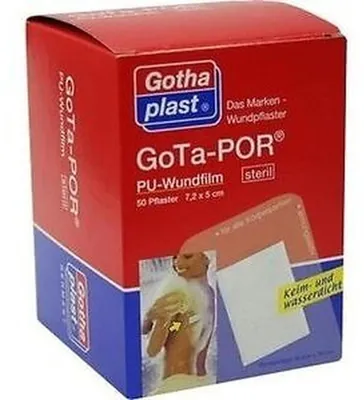 Zdjęcie produktu dla GoTa-PORpoliuretan Wundfilm 7,2x5cm sterylny, 50 St PFL
