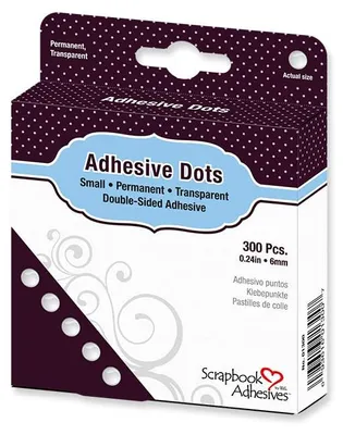 Immagine prodotto di Punti adesivi Dodz, 6 mm, piccoli, 300 pz.
