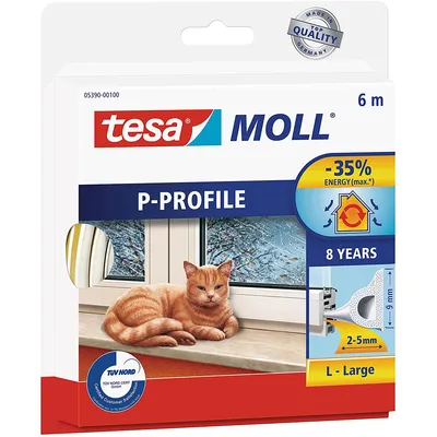 Produktbild von TESA tesamoll, 6 m, Fenster