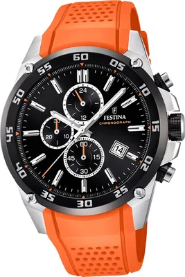 Produktbild von Festina PUR Herren Uhr F20330/4 Armbanduhr orange The Originals D2UF20330/4