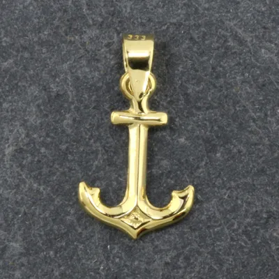 Produktbild von Ketten Anhänger Anker echt Gold 333  (8 kt)