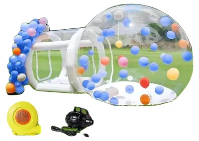 Obrázek produktu pro Nafukovací bublinový dům, snadná montáž, odolná konstrukce, 3 m