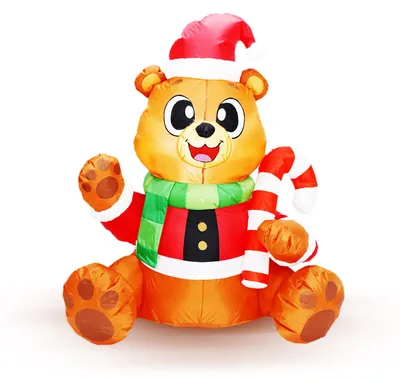 Produktbild von Aufblasbarer Teddybär - 150 cm - Schutzart IP44 - 6 LEDs - 100 - 240 V