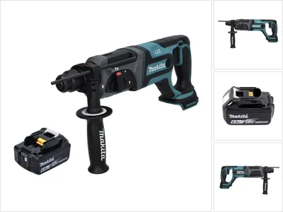 Produktbild von Makita DHR 241 G1 Akku Bohrhammer 18 V 2,0 J SDS plus + 1x Akku 6,0 Ah - ohne Ladegerät