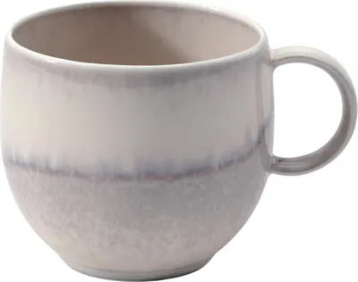 Image de Tasse à anse en porcelaine Perlemor de Villeroy & Boch, dimensions : 115 x 87 x 76 mm, capacité : 210 ml. Fabriquée en Allemagne. Référence : 1951729650. EAN : 4003686450615
