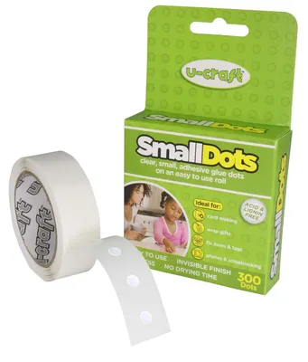 Produktbild von Heftdots 5 mm, doppelseitig permanent, 300 Stück, für Bastelarbeiten