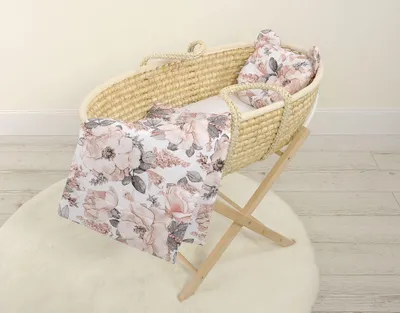Immagine prodotto di Trapunta orsetto con imbottitura e cuscino sagomato - set di 2 pz. - rose seppia