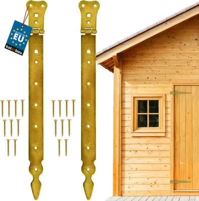 Obrázok produktu pre KOTARBAU® sada 2 závesov 400 mm záves z pozinkovanej ocele závesy na dvere závesy na dvere zlaté závesy na dvere závesy na záhradnú bránu závesy na dvere závesy na okenice závesy na dvere závesy na záhradnú bránu závesy na dvere krížové závesy závesy na bránu
