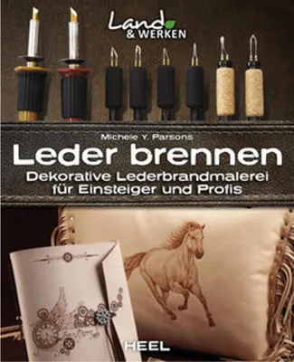 Obrázok produktu pre Leder brennen: Dekorative Lederbrandmalerei für Einsteiger und Profis