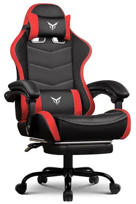 Immagine prodotto di Sedia da gaming/da ufficio - XGC02 - Ergonomica - Con poggiapiedi - Regolabile in altezza - Girevole - Pelle finta in PVC - Con rotelle - Bianca