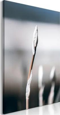Produktbild von Italienischer Leinwand Leinwandbild - Botanical Minimalism (1 Part) Vertical 40x60 cm Blumen b-A-0477-b-a