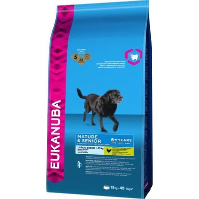 Produktbild von Eukanuba Chicken Kibble - Große Rasse - 15kg - Für ältere reife Hunde