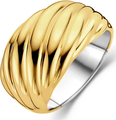 Produktbild von 12238SY/56 Ring mit Linien vergoldet  12238SY Ti Sento Milano