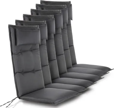 Produktbild von Aspero 6 Premium Hochlehner Stuhlauflagen