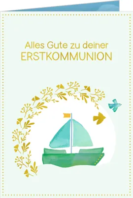 Produktbild von Pop-up-Grußkarte - Alles Gute zu deiner Erstkommunion
