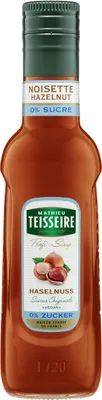 Produktbild von Mathieu Teisseire Getränke-Sirup Haselnuss 0% Zucker 0,25L (1er Pack)