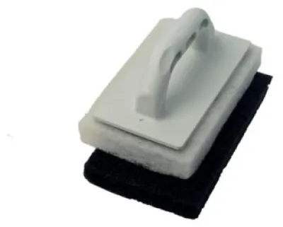 Image de Frattone pour polissage, avec deux feutres de dimensions 12x25x2,5