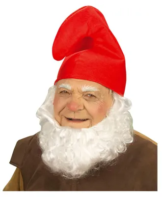Produktbild von Rote Wichtelmann & Zwergen Mütze für Fasching & Karneval