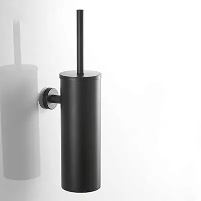Immagine prodotto di Omgoods - Spazzolino per WC con supporto - Resistente ed elegante per il bagno