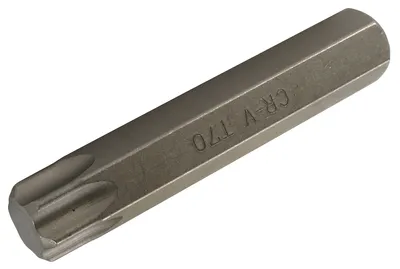 Produktbild von BGS 4581 T-Profil Bit ohne Bohrung, 80 mm lang, T70, 14 mm 6-kant