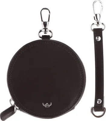 Produktbild von Golden Head Leder Schlüsselmäppchen Utensilientasche Polo RV-Schlüsseletui rund 5110 Dunkelbraun