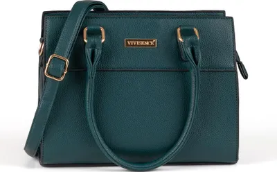 Produktbild von Vivisence Damen Handtasche Kunstleder mit Wechselriemen, elegante Schultertasche für Alltag, Arbeit und Freizeit, modische Umhängetasche
