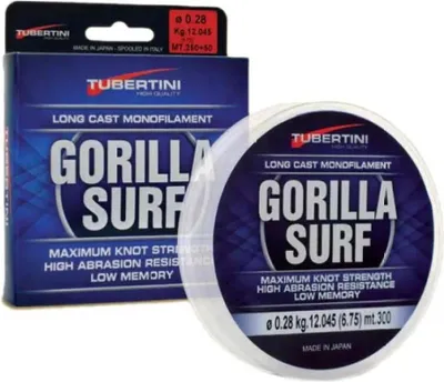 Produktbild von Tubertini Gorilla Surf Monofile Schnüre 2000 M Durchsichtig 0.120 mm Durchsichtig 0.120 mm