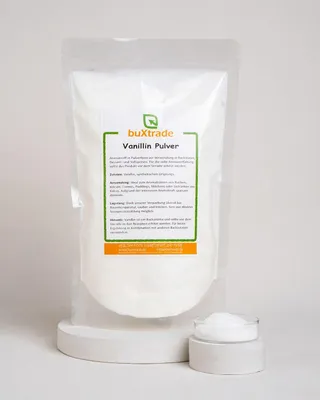 Produktbild von 100 g Vanillin | 100% rein | Aroma | Vanille | Mandeln | Vanillearoma | Backen