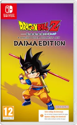 Obrázok produktu pre BANDAI NAMCO Entertainment Dragon Ball Z: Kakarot Daima Edition, Nintendo Switch, Nintendo Switch, T (neplnoletí), Kód v krabici