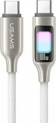Produktbild von Kabel Usams Tc Series Sj750 100W Usb-C   Do Usb-C 1,2 M Tytanowy