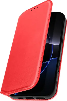 Immagine prodotto di Avizar, custodia Folio per iPhone 16 Pro con portacarte e supporto, rosso