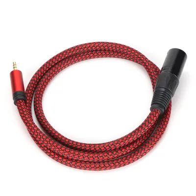 Zdjęcie produktu dla Kabel mikrofonowy, kabel XLR męski do 3,5 mm, kabel mikrofonowy XLR, kabel połączeniowy mikrofonu, kabel mikrofonowy 3,5 mm, kabel połączeniowy męski