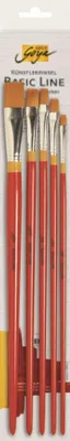 Produktbild von Kreul Artists' Goldhair Synthetics Flachpinselset 5 Stck