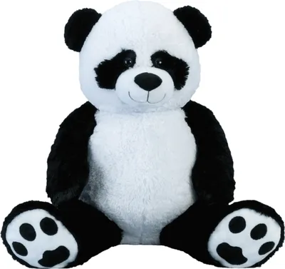Produktbild von Riesen Pandabär Kuschelbär XXL 100 cm groß Plüschbär Kuscheltier Panda samtig weich - zum liebhaben